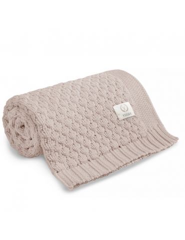 Yosoy Koc dziany 100% merino wool Bubbles Cocoa milk