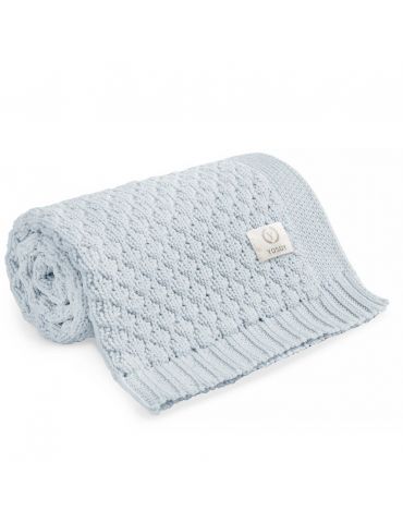 Yosoy Koc dziany 100% merino wool Bubbles Błękitny