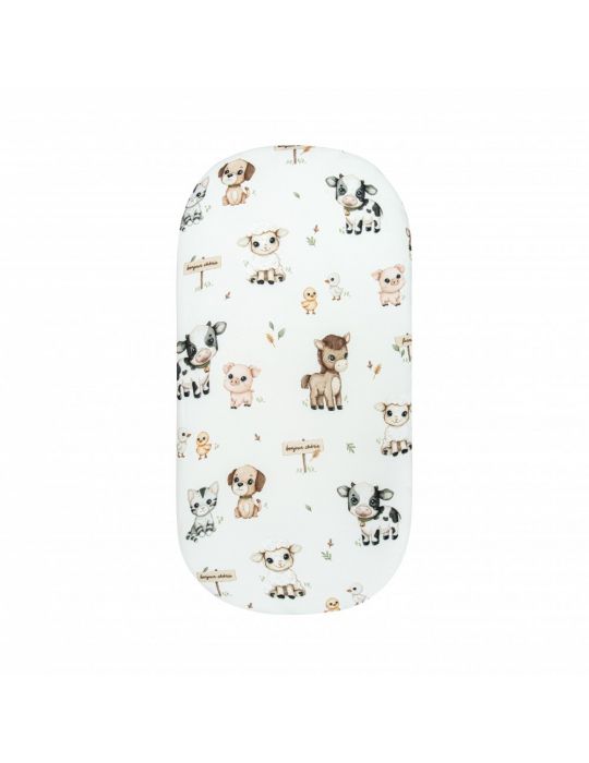 Bonjour Cherie prześcieradło bambusowe do gondoli kosza mojżesza 35/75 Farma