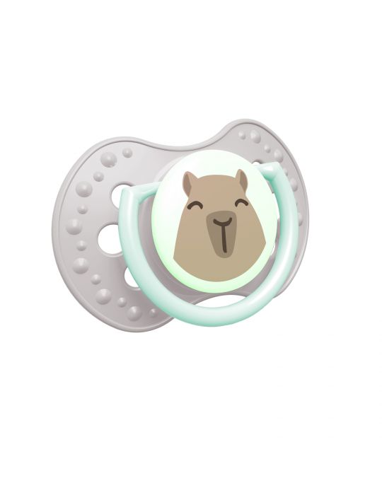 LOVI Smoczek silikonowy dynamiczny 0-6m CapiChill 2szt boy