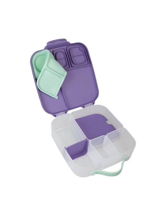 B.box Lunchbox pojemnik z wkładem chłodzącym śniadaniówka Lilac pop
