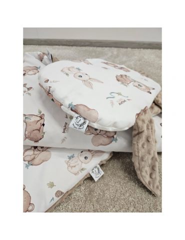 Bonjour Cherie poduszka bawełniana króliczek 25/35 Las Minky Beige Bonjour Cherie poduszka bawełniana króliczek 25/35 Las Minky Beige