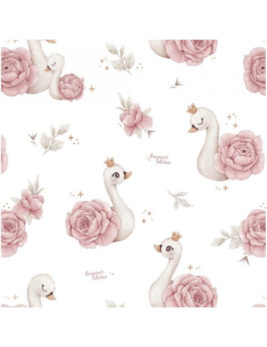 Bonjour Cherie poduszka bawełniana króliczek 25/35 Royal Baby Minky Ecru