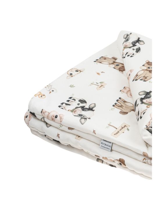 Bonjour Cherie Kołderka bawełniana 100/135 Farma