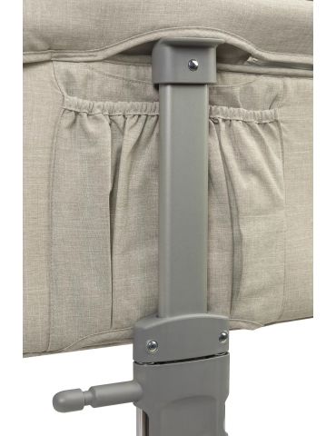 Caretero Łóżeczko dostawne Sleep2gether grey