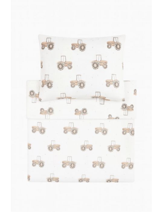 Baby in World Komplet Pościeli Bambusowej z wypełnieniem Traktor