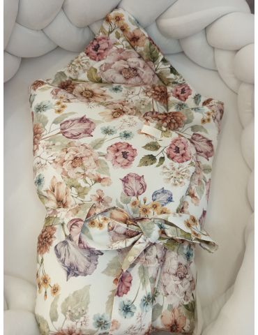 Baby in World Rożek Becik usztywniany bambusowy Garden