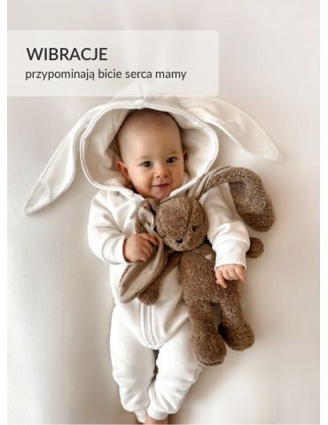 Szumisie Królik 7w1 z lampką i aplikacją róż