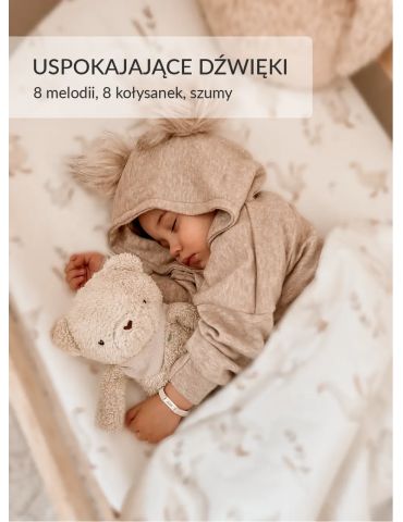 Szumisie Miś 7w1 z lampką i aplikacją beż