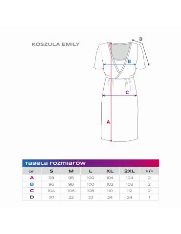Eevi Koszula Ciążowa Emily beżowa w groszki M