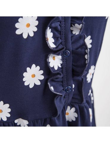 Eevi Koszula Ciążowa i do karmienia Linda granatowa w stokrotki S