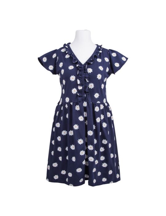 Eevi Koszula Ciążowa i do karmienia Linda granatowa w stokrotki XL