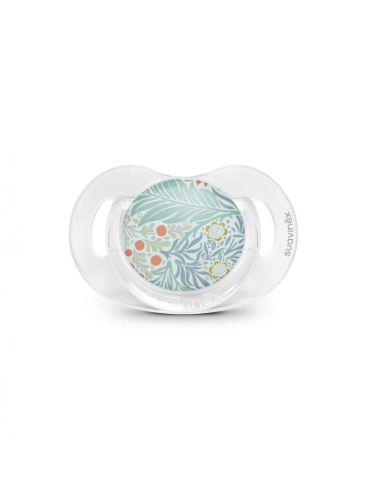 Suavinex SX Pro smoczek fizjologiczny silikonowy Poetry +18M Niebieski