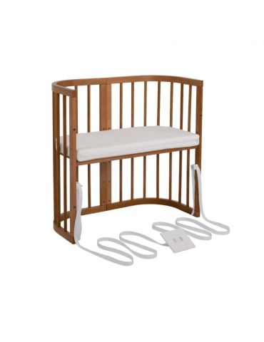 Waldin Łóżeczko drewniane 7w1 z materacem Vintage