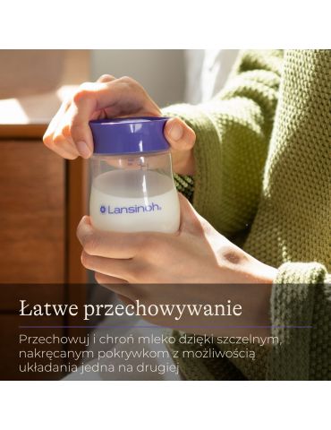 Lansinoh Butelki do przechowywania pokarmu 4 szt.