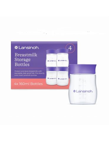 Lansinoh Butelki do przechowywania pokarmu 4 szt.