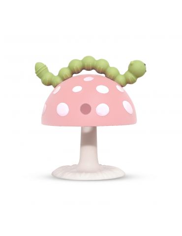 RaZ Baby Gryzak z przyssawką Chompy różowy 3m+