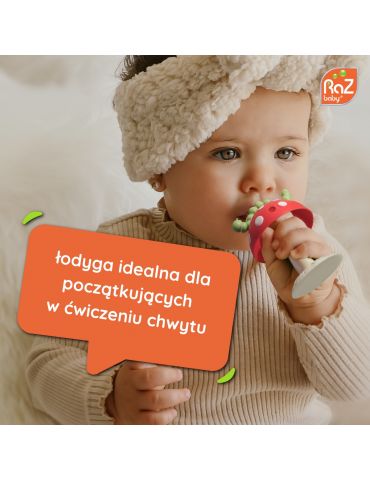 RaZ Baby Gryzak z przyssawką Chompy niebieski 3m+