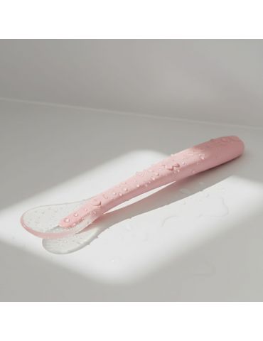 Bocioland Łyżeczka silikonowa różowa