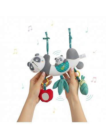 Bocioland Zawieszka sensoryczna pluszowa Miś Panda