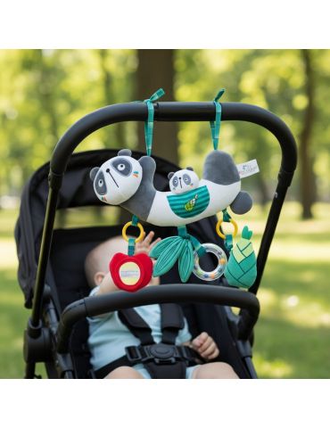 Bocioland Zawieszka sensoryczna pluszowa Miś Panda