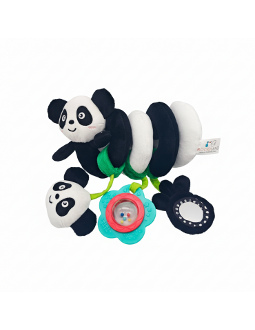 Bocioland Zawieszka sensoryczna pluszowa Miś Panda