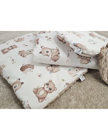 Bonjour Cherie poduszka średnia 30/40 Las Minky beige