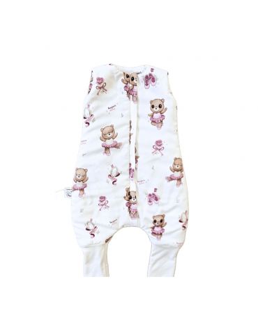 Bonjour Cherie Śpiworek z nogawkami do spania bambusowy 1-3 lata Ballerina