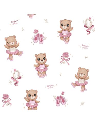 Bonjour Cherie Poduszka do karmienia bambus i boucle Ballerina