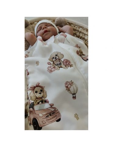 Bonjour Cherie Śpiworek do spania bambusowy 0-3m Bianca