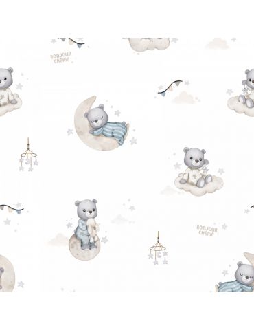 Bonjour Cherie Śpiworek do spania bambusowy 3-12m Misie