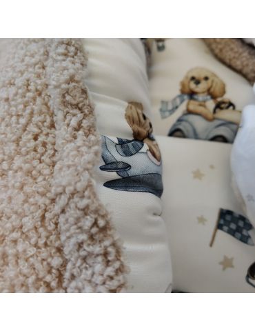 Bonjour Cherie Kokon niemowlęcy bambus i boucle Benji