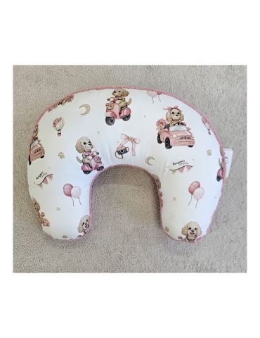 Bonjour Cherie Poduszka do karmienia bambus i boucle Bianca