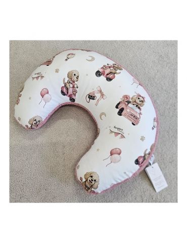 Bonjour Cherie Poduszka do karmienia bambus i boucle Bianca