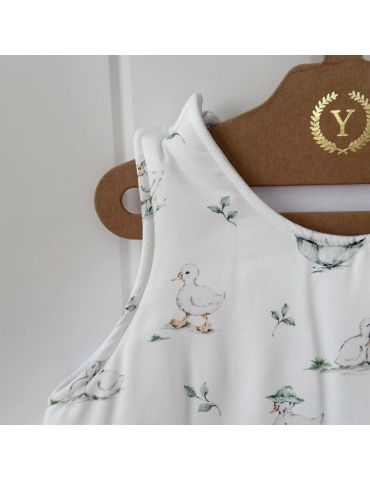 Yosoy Śpiworek bambusowy do spania 6-12m Happy duck