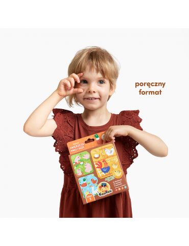 CzuCzu Puzzle Zwierzęta małe i duże 2+