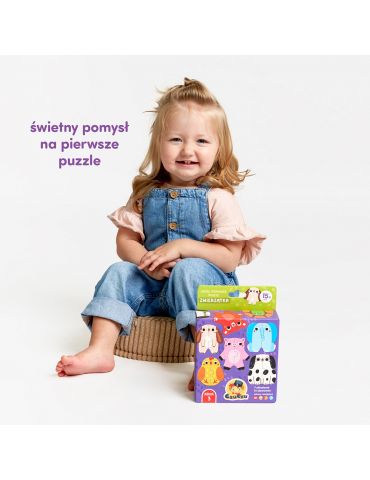 CzuCzu Moje pierwsze puzzle zwierzątka 15m+