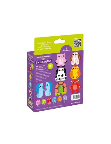 CzuCzu Moje pierwsze puzzle zwierzątka 15m+