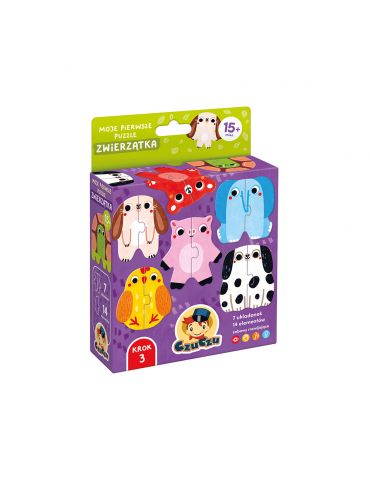CzuCzu Moje pierwsze puzzle zwierzątka 15m+