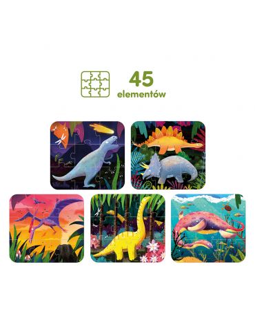 CzuCzu Puzzle fantastyczne Dinozaury 3+