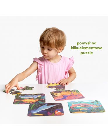 CzuCzu Puzzle fantastyczne Dinozaury 3+
