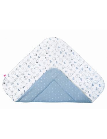 Motherhood Rożek bawełniany miękki Misie niebieskie