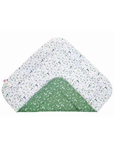 Motherhood Rożek bawełniany miękki Listki zielone