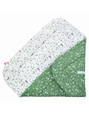 Motherhood Rożek bawełniany miękki Listki zielone