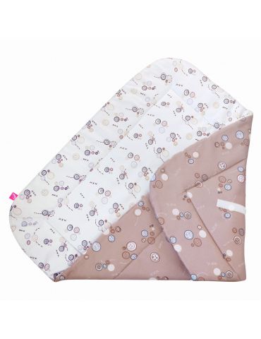 Motherhood Rożek bawełniany miękki Guziki różowe