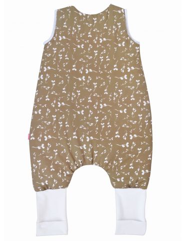 Motherhood Śpiworek ocieplany z nogawkami 1,5-2,5 Listki beżowe