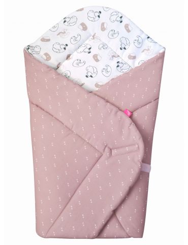 Motherhood Rożek bawełniany z wkładem kokosowym Misie różowe