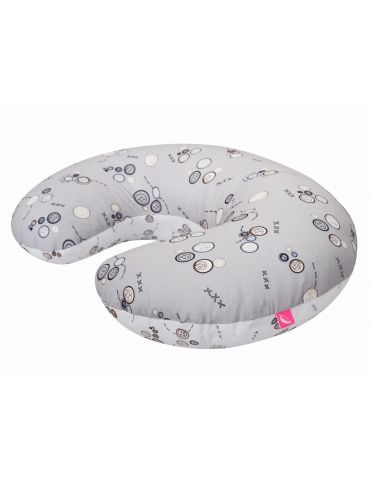Motherhood Poduszka Fasolka do karmienia Guziki szare