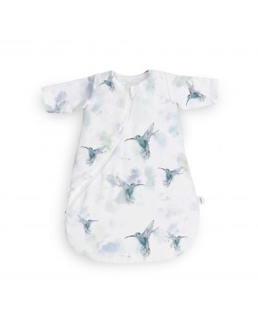 Lulumi Śpiworek z rękawkami bambusowy S Blue Colibri