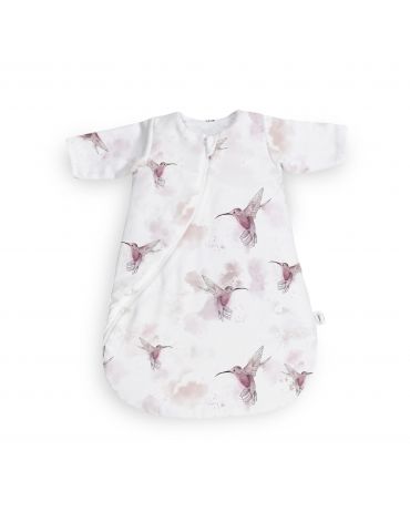 Lulumi Śpiworek z rękawkami bambusowy S Pink Colibri